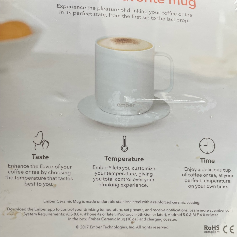 Ember temperature control mug